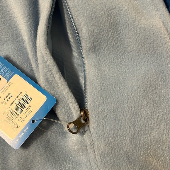 Columbia Kids Blue Fleece Jacket - Picture 7 of 14